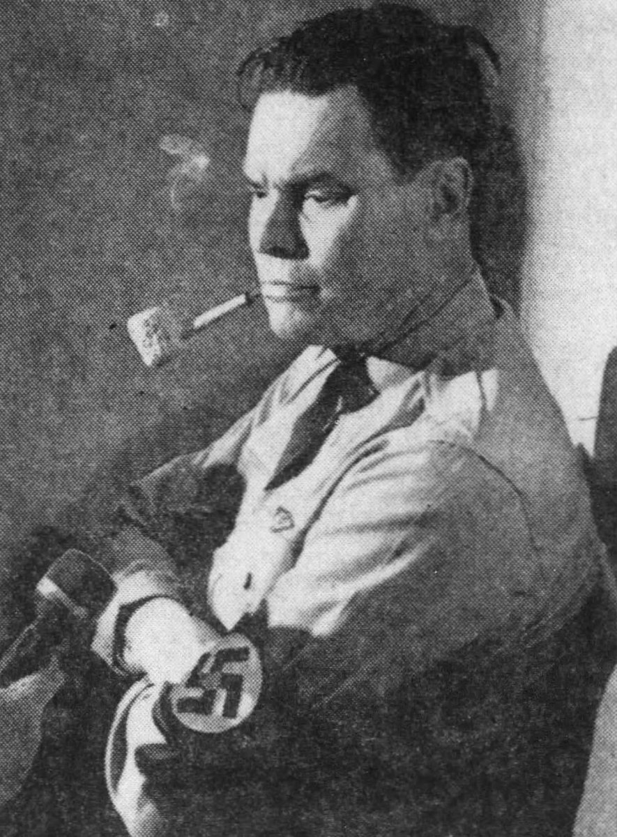 N4zg0th's tweet photo. “I will say this, National Socialism is the inevitable end product, logically, of evolution. If you believe in evolution, you've got to be a National Socialist if you really think about it long enough. You can't help it.”

— George Lincoln Rockwell https://t.co/u5z2iUUCkY
