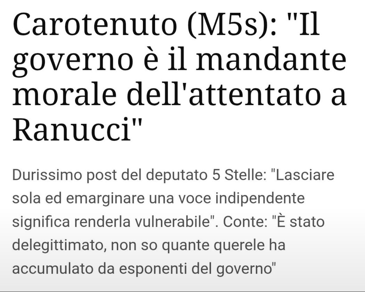 ArmandoPontecom's tweet photo. @Dario5S @reportrai3 @SigfridoRanucci Va sempre tenuto in mente chi è il Carotenuto. https://t.co/ivY30121fc