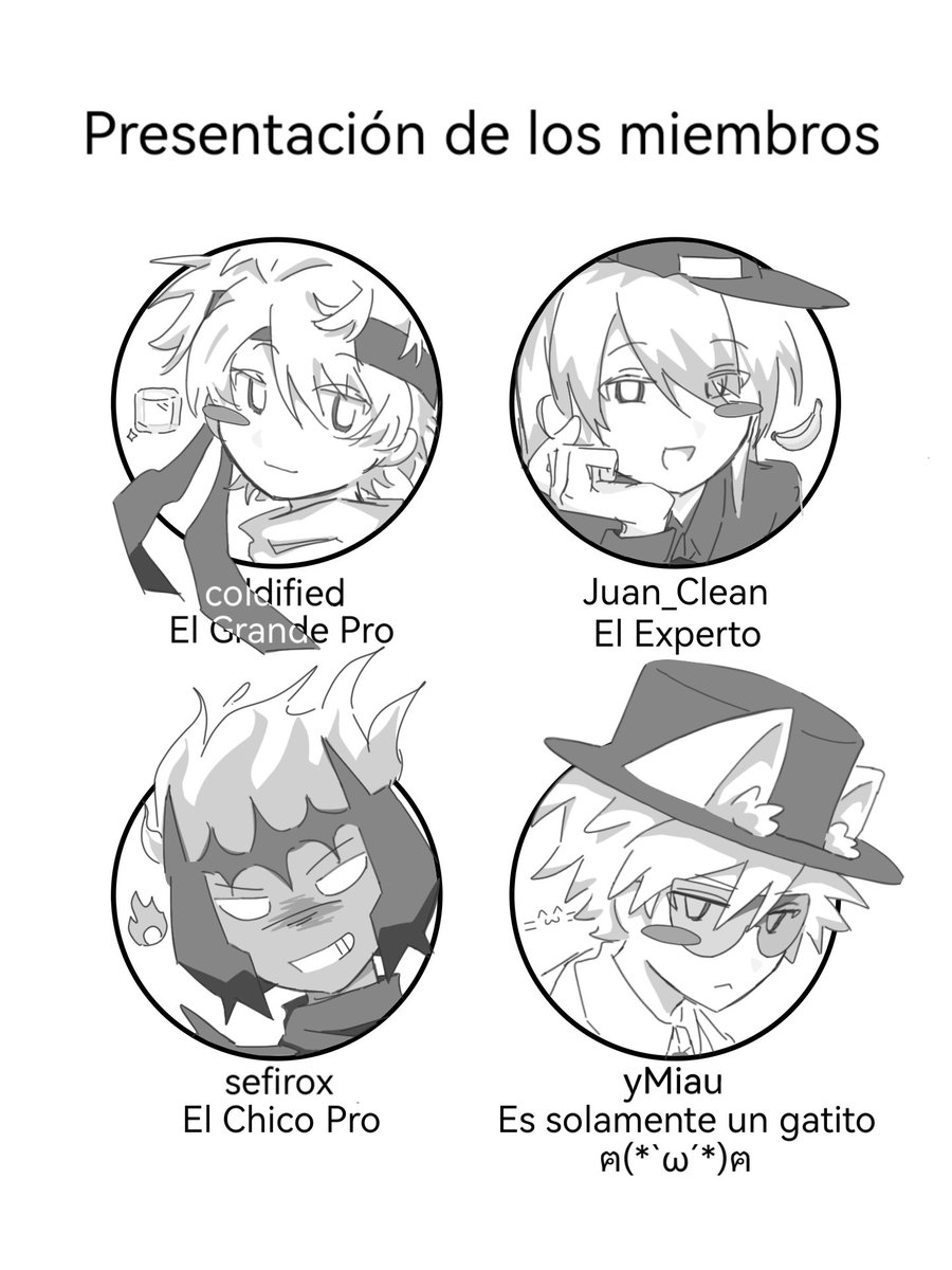 KIDseven77's tweet photo. Somos el cuarteto Team Lechita 😆
#coldifanart #Juan_Clean #sefiroxfanart #yMiau https://t.co/Up8GtEegTE