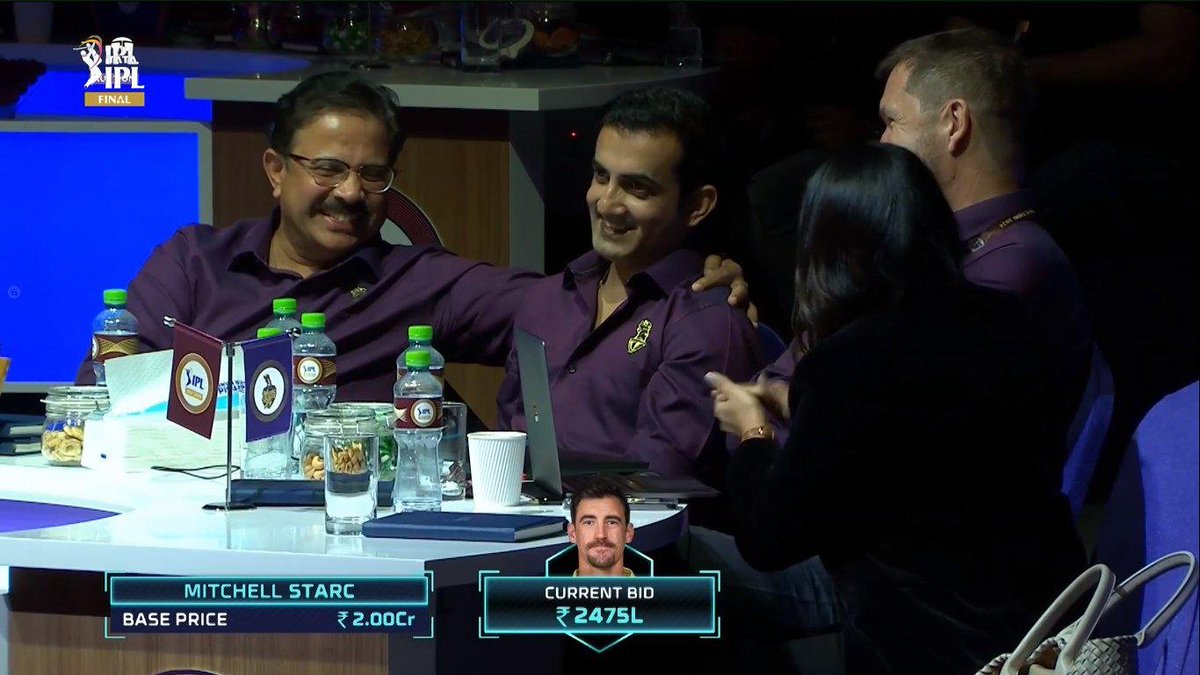 HARSHOP876's tweet photo. Thank you Gautam Gambhir for giving us both Narine and Starc 🗿🙏🏻 https://t.co/ThqXTVqQ2y