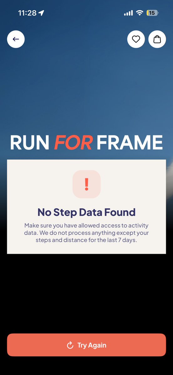 Ritesh70011's tweet photo. Hey @Lenskart_com , I completed 20,170 verified steps in #RunForFrame, but I still can’t claim my reward. The app now says “No Step Data Found.” Please fix this. https://t.co/QWCdZTh8hN