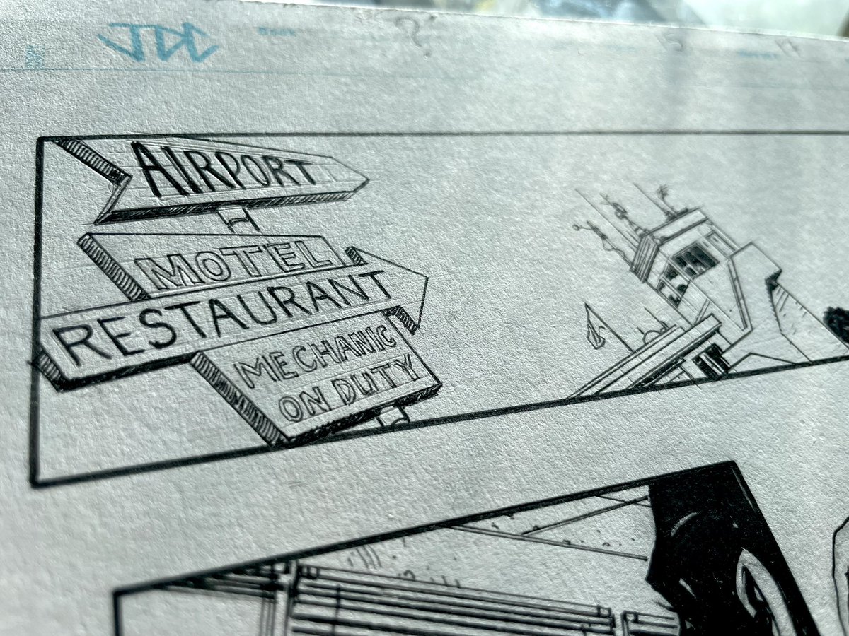 joshuacassara's tweet photo. I’ve been mostly radio-silent lately because I’ve been plugging away on the interiors of my next book. 

It’s a big and wild series that I can’t believe I’m a part of.  

Any guesses of what I’m working on? https://t.co/r3ai3qjsFF