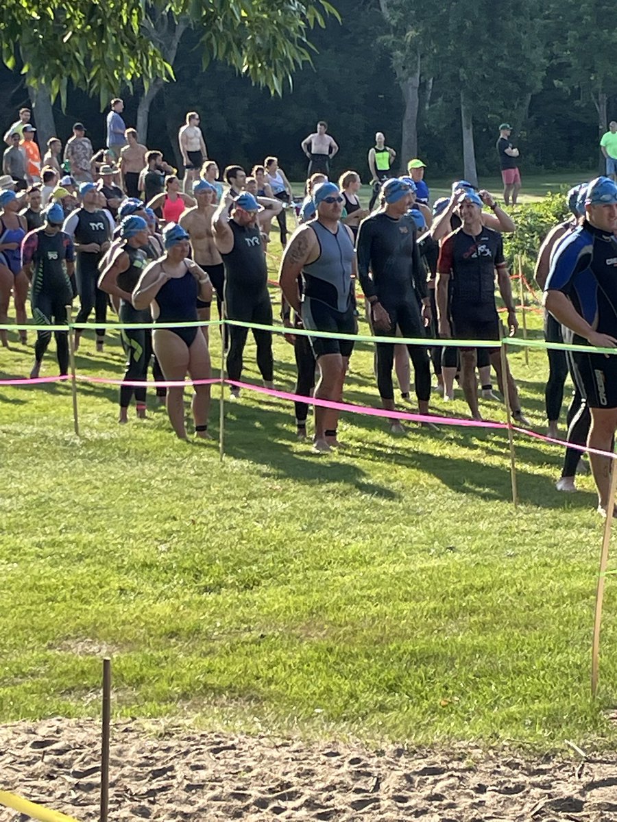 JasonThier's tweet photo. Never miss an opportunity to Challenge yourself! ๐๐ปToday I completed my first Olympic triathlon and beat my goal time by 12 minutes finishing in 3:03:30 along with winning my age group. #NoBadDays #TheWorkWorks #Compete #Timberman https://t.co/eoIBsci2WD