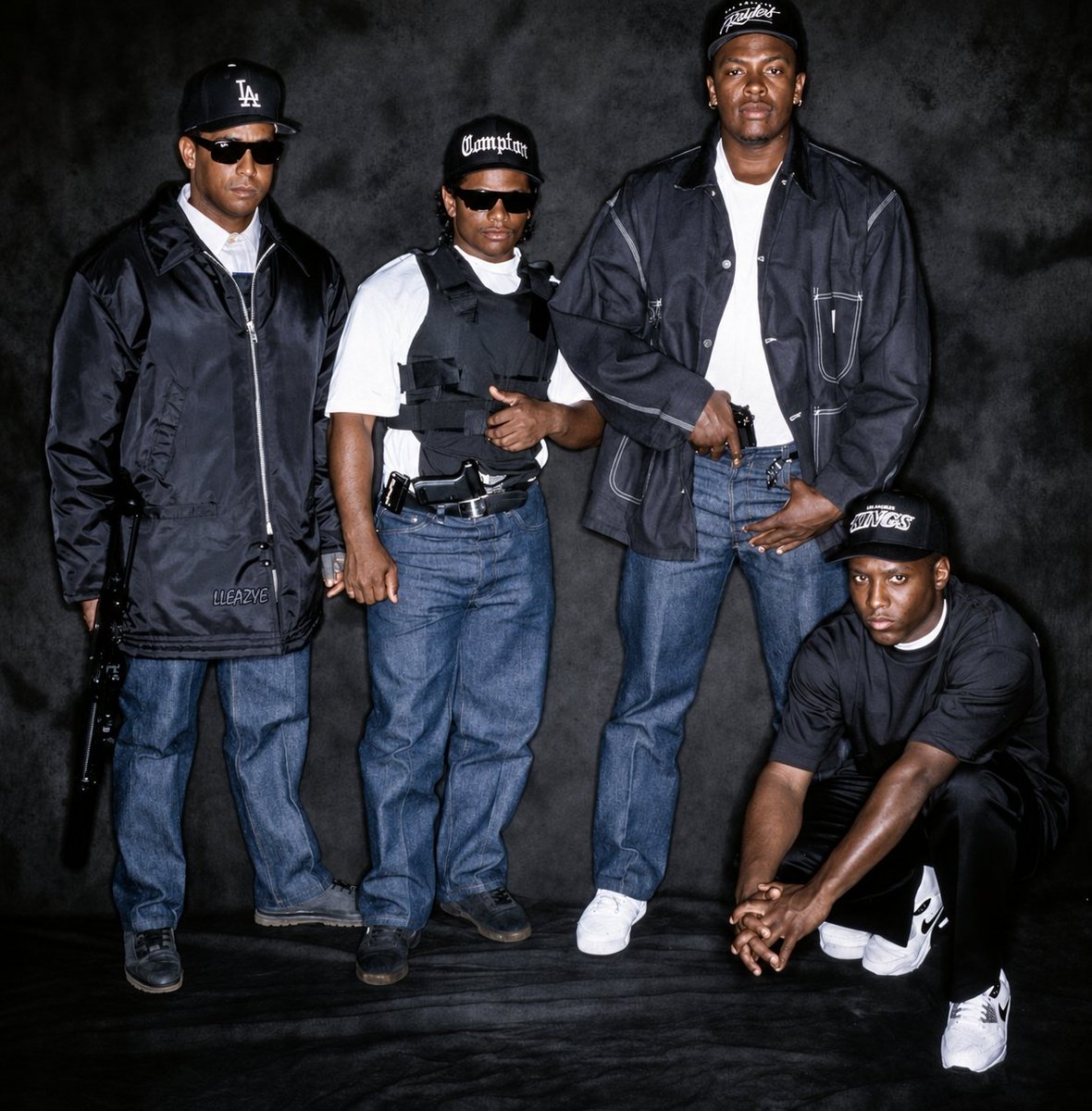 lleazye1's tweet photo. Fun fact: The Straight Outta Compton video cost $100,000 to make, only to be banned by MTV. It didn't matter. NWA still went on a 40 date nationwide tour, and the album was certified platinum in less than a year. The rest is history 🔥 https://t.co/Gj2IX7fyf3