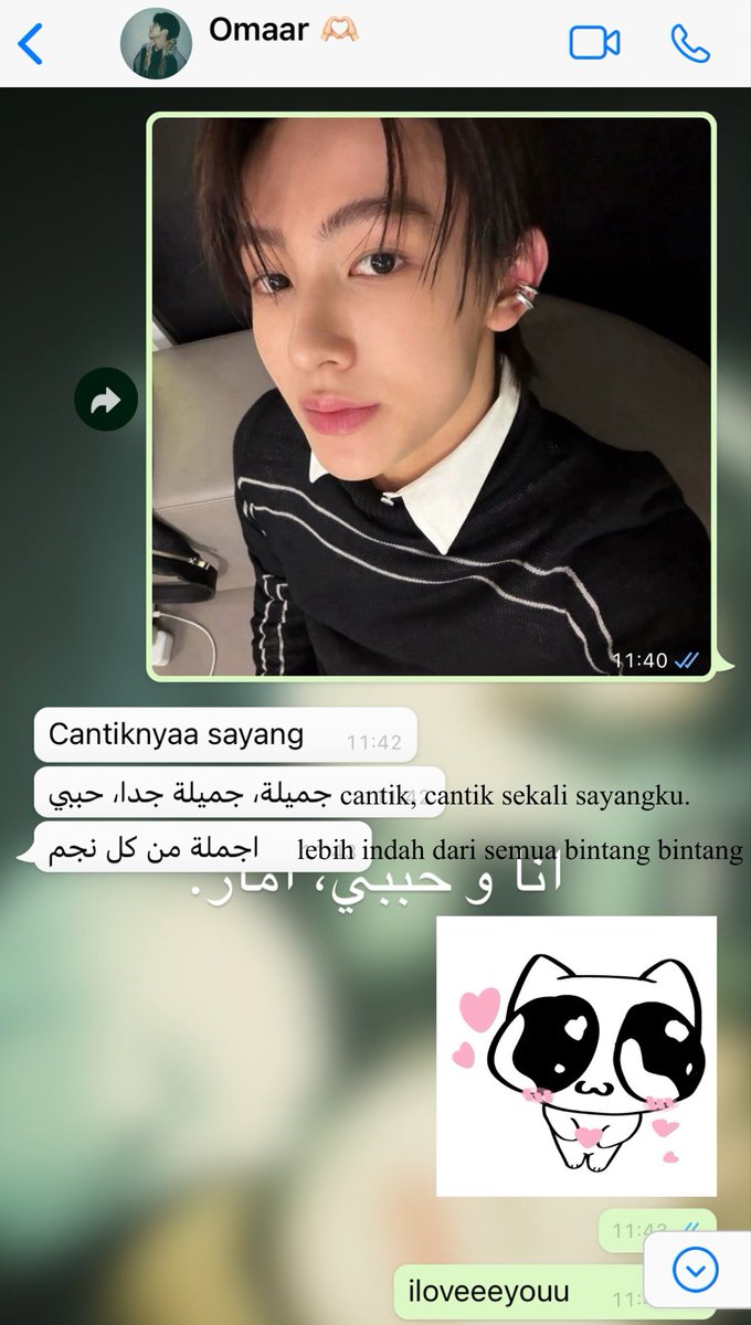 kyunhyon's tweet photo. agenda keonhyeon arab, 

kenalan dulu dong sama omaar dan pacar cantiknya. https://t.co/nWZrlbCdpy