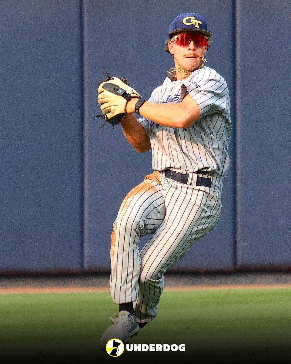 UnderdogMLB's tweet photo. Athletics select OF Drew Burress with No. 8 overall pick.

• Hit .358 with 16 HR, 60 RBI this season at Georgia Tech; holds Georgia Tech career home run record (58)
• 60-grade power, 60-grade arm https://t.co/b1VJFPzdLa