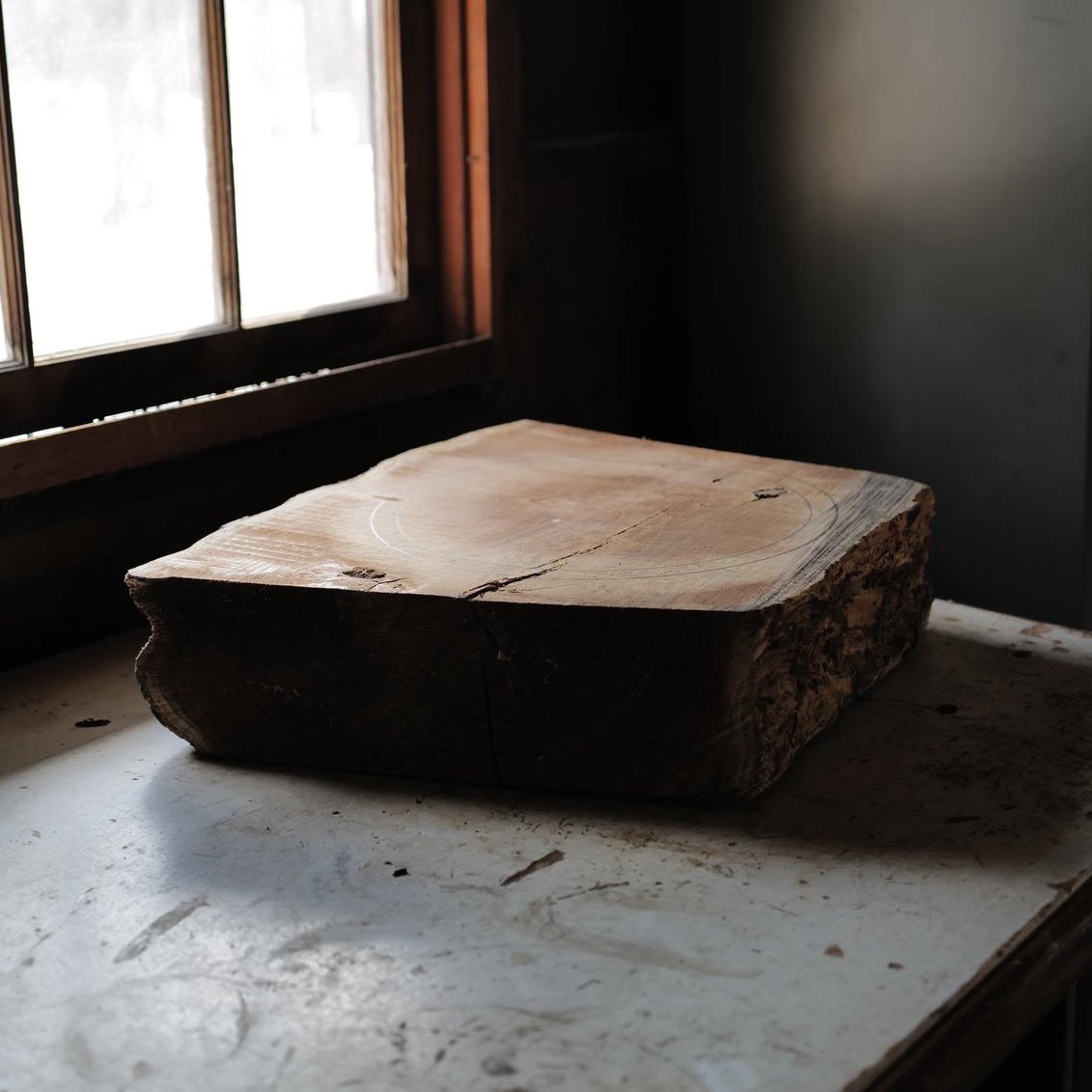 Nico__Chuan's tweet photo. Osage orange bowl start to finish https://t.co/3CcNcmX8Bo