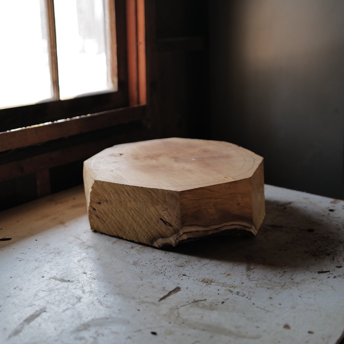 Nico__Chuan's tweet photo. Osage orange bowl start to finish https://t.co/3CcNcmX8Bo