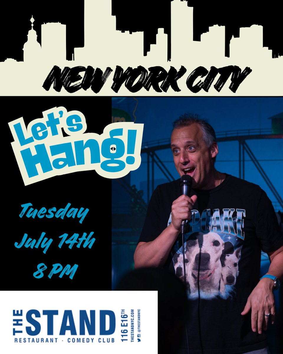 Joe_Gatto's tweet photo. New York City. See you Tuesday!

Get tickets:

https://t.co/ibXs4qWV92 https://t.co/Zm0EfZMQxn