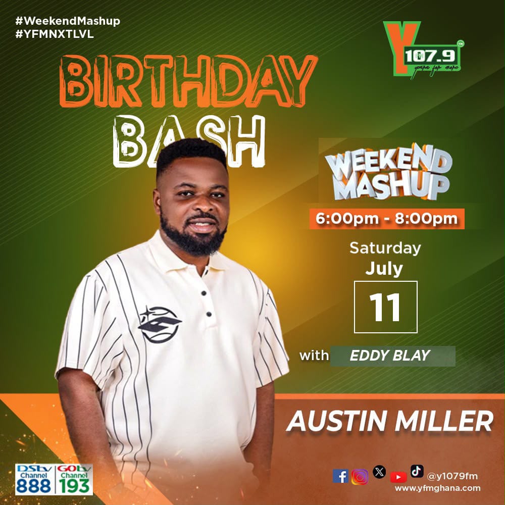 Y1079FM's tweet photo. Today’s edition of #WeekendMashUp is dedicated to our amazing producer, @AustinmilMiller, as we celebrate his birthday bash on the show! 🥳 Tune in with @eddyblayjr and @jakedir1, let’s make it unforgettable!
#3DayWeekend https://t.co/ub5tnj5ijn
