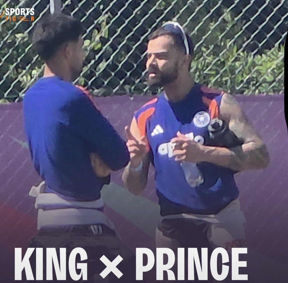 Satishpratap99's tweet photo. 👑 The King &amp; The Prince are locked in. 🔥🏏

Virat Kohli and Shubman Gill are all set to light up the ODI series against England. 🇮🇳

Two generations. One mission. Bring it home. 💙

#ViratKohli #ShubmanGill #KingKohli #TeamIndia #ENGvIND https://t.co/xYedEm3ZLS