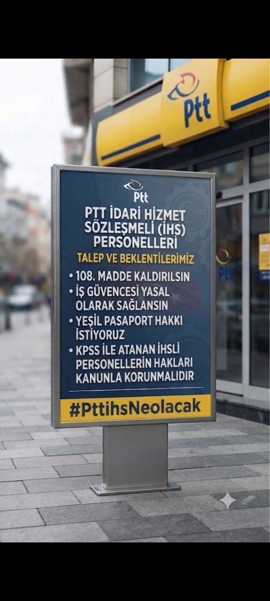 Osman36714164's tweet photo. Pandemide doğal afette her koşul ve şartta görev yapan Ptt emekçisi İHS'li personeller 14 Temmuz 2026 tarihinde Meclis Plan Bütçe komisyonunda görüşülecek olan taslakda iş güvencesi istiyor. 

@tcbestepe
@Akparti
@herkesicinCHP
@MHP_Bilgi
@iyiparti
@PTTKurumsal https://t.co/Ecn63zmodP