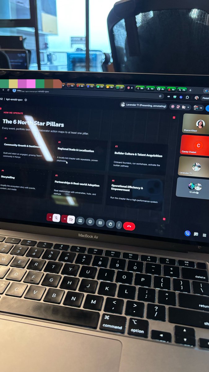 sharonkitavii's tweet photo. Had an amazing hybrid meetup with @AvaxAfrica T1 Collaborators! 

Spent time connecting with the vision, understanding Team1 workflows and assigning contributor roles. Ready to create real impact across the ecosystem🔺
@lavenderesther1 @Web3Clubs https://t.co/gdcUsDNp1r