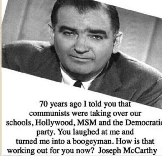 fred_musser's tweet photo. @RickyDoggin Let's make McCarthyism great again https://t.co/GG2yigDbrd