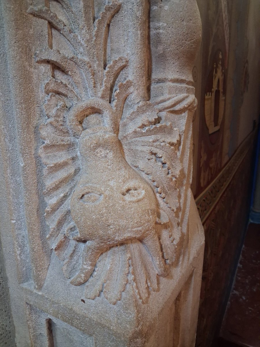 PilgrimBudapest's tweet photo. Rare example of surviving #Renaissance artwork in HU🇭🇺 in #Pannonhalma Benedictine Archabbey.
#StBenedict https://t.co/Rez03y21Do