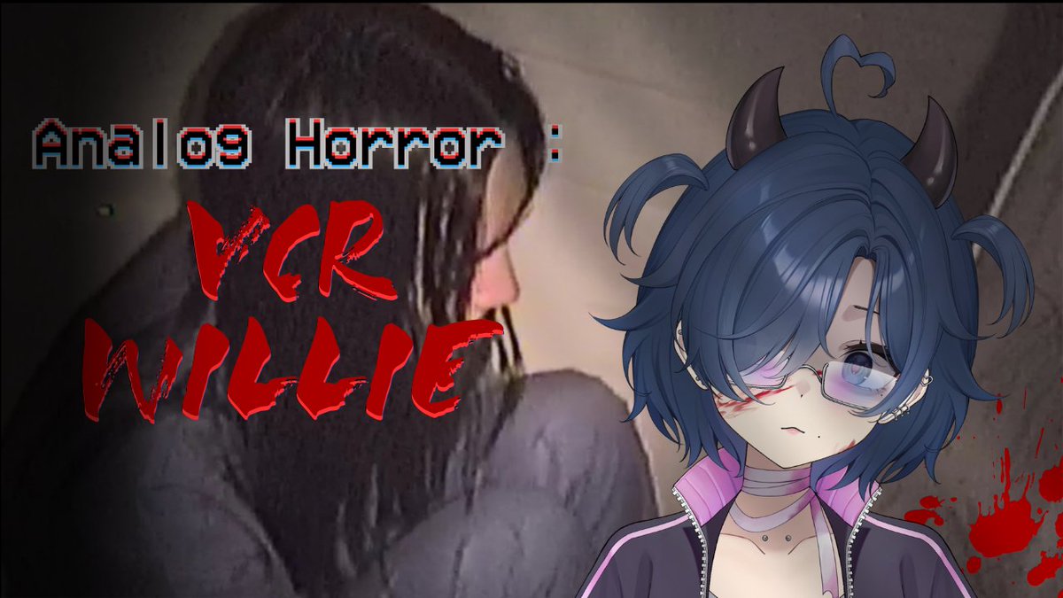 DenpaSekai's tweet photo. TODAY AT 12 PM PST!!!
we're gonna be watching through tape 1 of analog horror VCR Willie!! i do NOT suggest the tap water,,,, https://t.co/sQzA3phgQ5