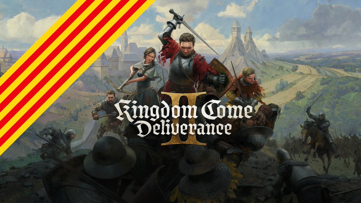 RhAleix's tweet photo. 🏰 Kingdom Come: Deliverance II, un dels nominats a GOTY 2025, ja es pot jugar en català! ⚔️

He publicat la traducció perquè tothom pugui gaudir de l’aventura de Bohèmia en la nostra llengua. 💛

📥 https://t.co/AUI6gRAtQA

@PrCeTrencada https://t.co/MplQAXZl4s