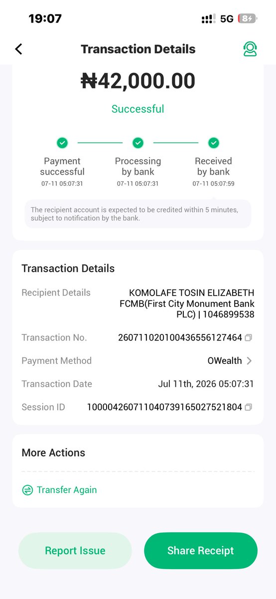 Dara1748075's tweet photo. @MyFCMB @MyFCMB please what’s going on since over 12hours why am I yet to be credited??? https://t.co/YfGeVCc7Na