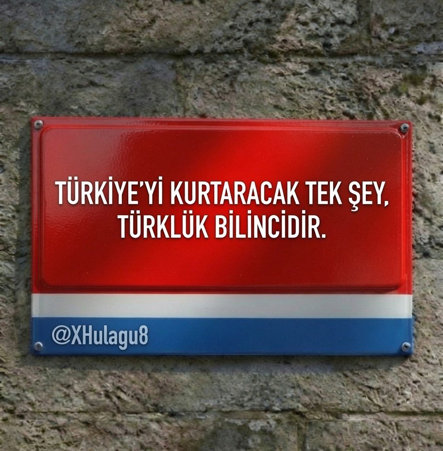XHulagu8's tweet photo. “Türkiye'yi kurtaracak tek şey Türklük bilincidir.” https://t.co/NGF74x9VnJ