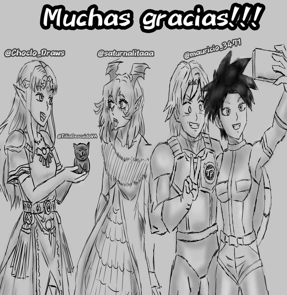 MrRobgw's tweet photo. Aquí está el dibujo de agradecimiento! ����
@Choclo_Draws 
@TilinDescuidoVA 
@saturnalitaaa 
@mauricio_3471 
#fanart #dragonball #zelda https://t.co/zyN2jh4gPh