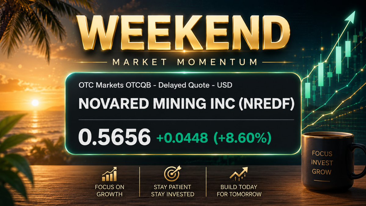 shotsniper10's tweet photo. A calm weekend after an active few days feels good, but I’m already ready for the next session. I’m holding NRED / NREDF after the recent rise, and I want to see whether buyers return with confidence on Monday. If momentum stays intact, the new week could start on a very interesting note

#momson #teenager #ometv
MSFT GOOGL AMD AVGO SMCI