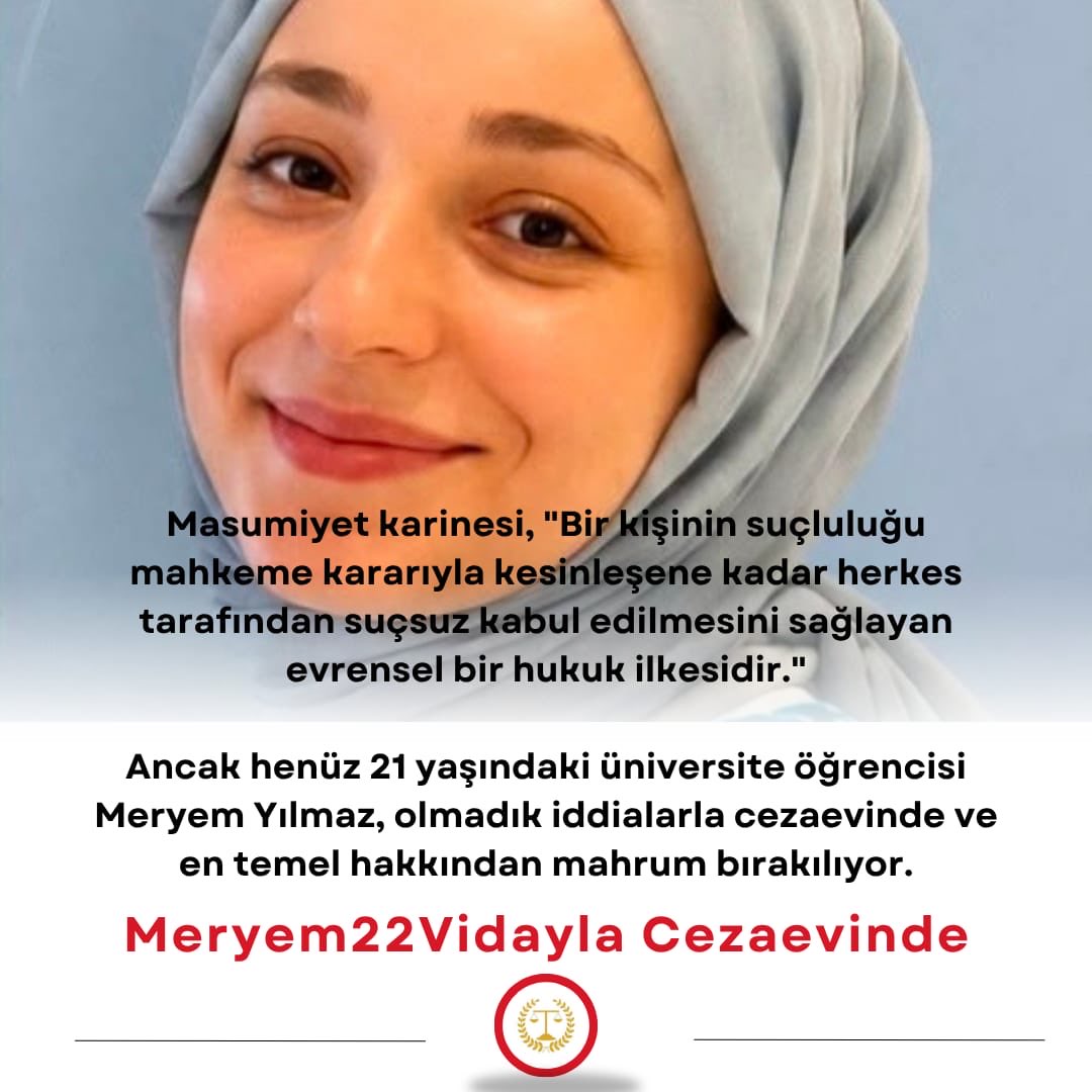 TErduhan's tweet photo. Meryem22Vidayla Cezaevinde https://t.co/ub2t6VHil5