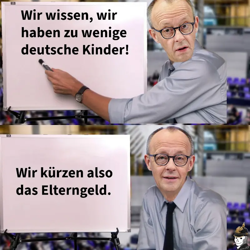 LarsSpringseil's tweet photo. Diese lustigen #Politdarsteller #Brandmauerkoalitionäre #Reformspinner . Finger weg vom #Elterngeld und #Minijobs! Wie weit weg vom Volk muss man sein um so etwas eine Reform zu nennen??? https://t.co/lqtQpWodzS