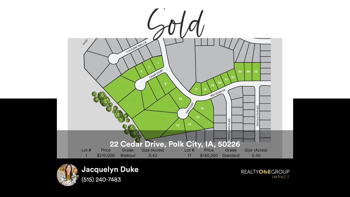 SellingIowa's tweet photo. 📍 22 Cedar Drive, Polk City, IA, 50226

My latest sale on RateMyAgent.
IOWA S65125000
https://t.co/3tPht968qR

...
#ratemyagent #realestate #Realty_ONE_Group_Impact https://t.co/LJHQFYrGbU