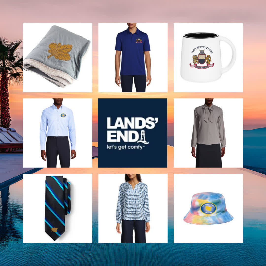 usnscf's tweet photo. Gift SUPPLY CORPS Logo Apparel &amp; Accessories from Lands End
Looking for the perfect gift for a member of the Supply Corps Community? The Navy Supply Corps Foundation has teamed up with Lands' End to offer a wide range of high-quality products – from pol... https://t.co/9TY9ZBqLzL https://t.co/aS2ZZfs401