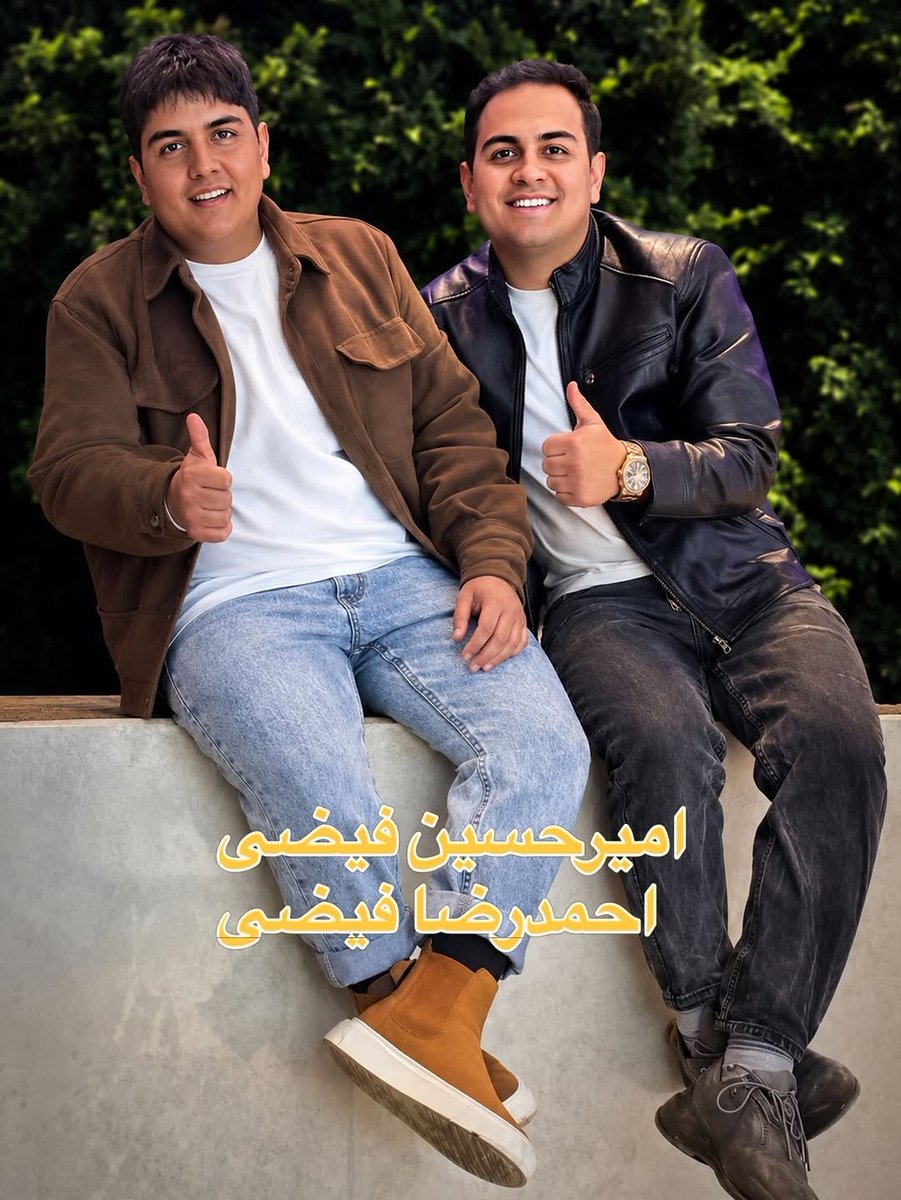 M__binesh_00's tweet photo. دو برادر؛ یکی ۱۹ ساله و برادر کوچکترش ۱۶ ساله...
۹ اسفند، توی فردیس، بعد از شنیدن خبر م.رگ خامنه‌ای، با هم به خیابون رفتن تا ابراز شادی‌ بکنن. اما سرکوبگرای رژیم ضحاک ماشینشون رو به رگبار بستن و جون هر دوشون رو گرفتن.

دلیران ایران، #امیرحسین_فیضی و #احمدرضا_فیضی از فردیس کرج. https://t.co/26MyPEADxr