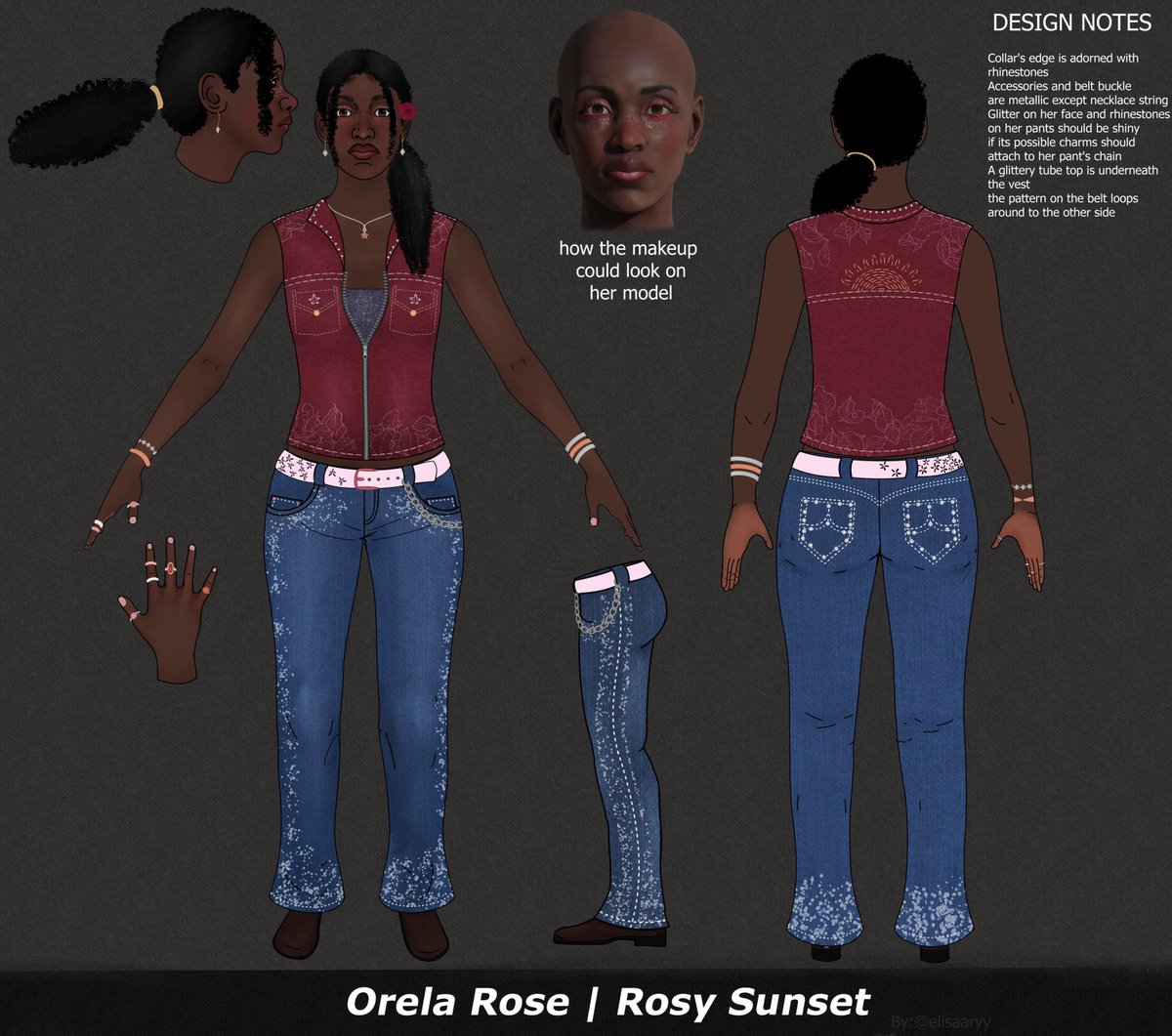 elisaaryy's tweet photo. heres My submission for orela rose for this years community contest!

#dbdcommunitycontest https://t.co/YmmzESE0X9
