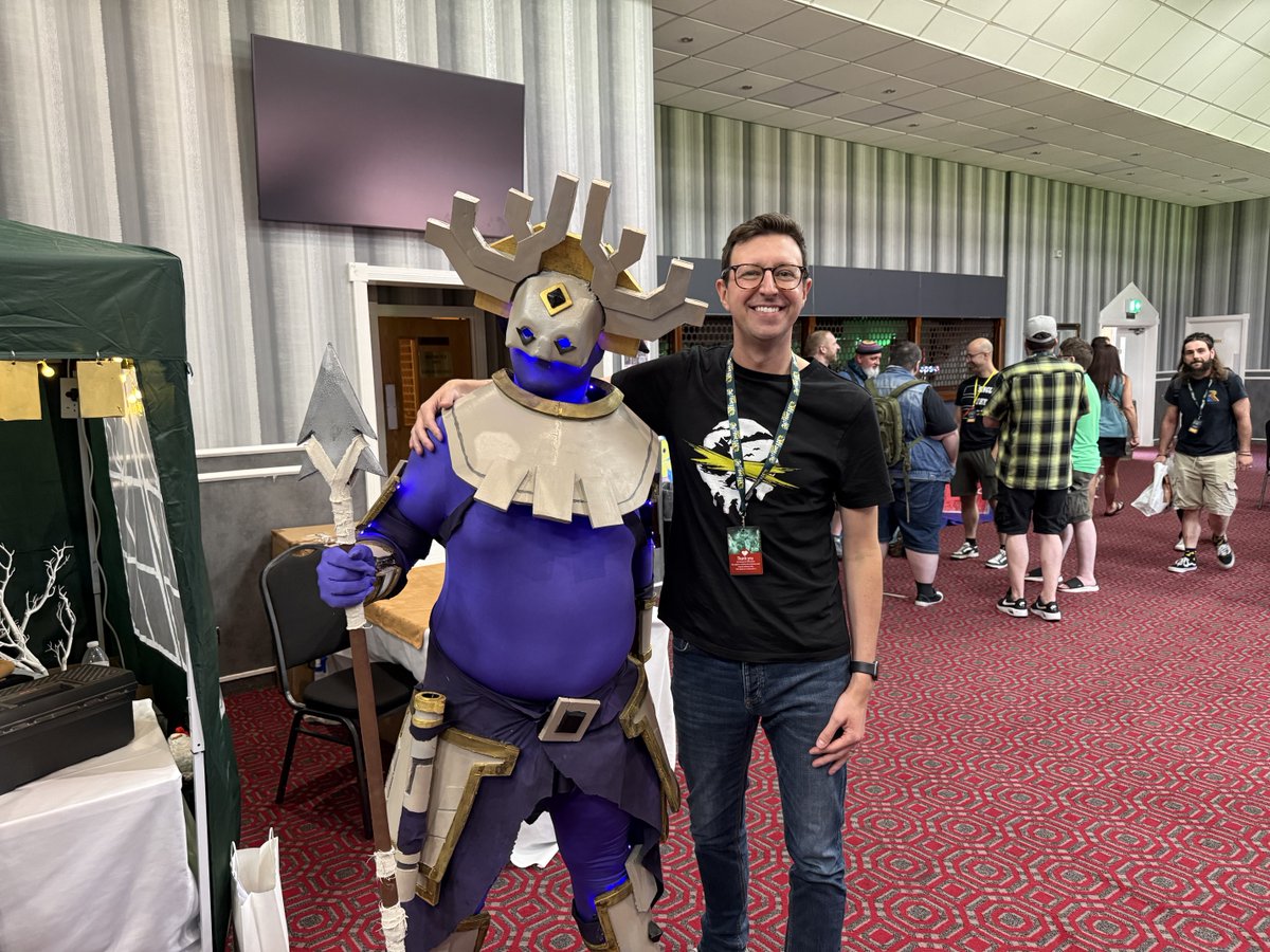 ChappersChapman's tweet photo. As always, I had an incredible time @SoTFest. Hearing stories from players, chatting about their favourite moments, and being reminded about just how much the game means to them is something I'll never take for granted 🤩 🏴‍☠️ #SoTFestV https://t.co/0GjjbZOnn0