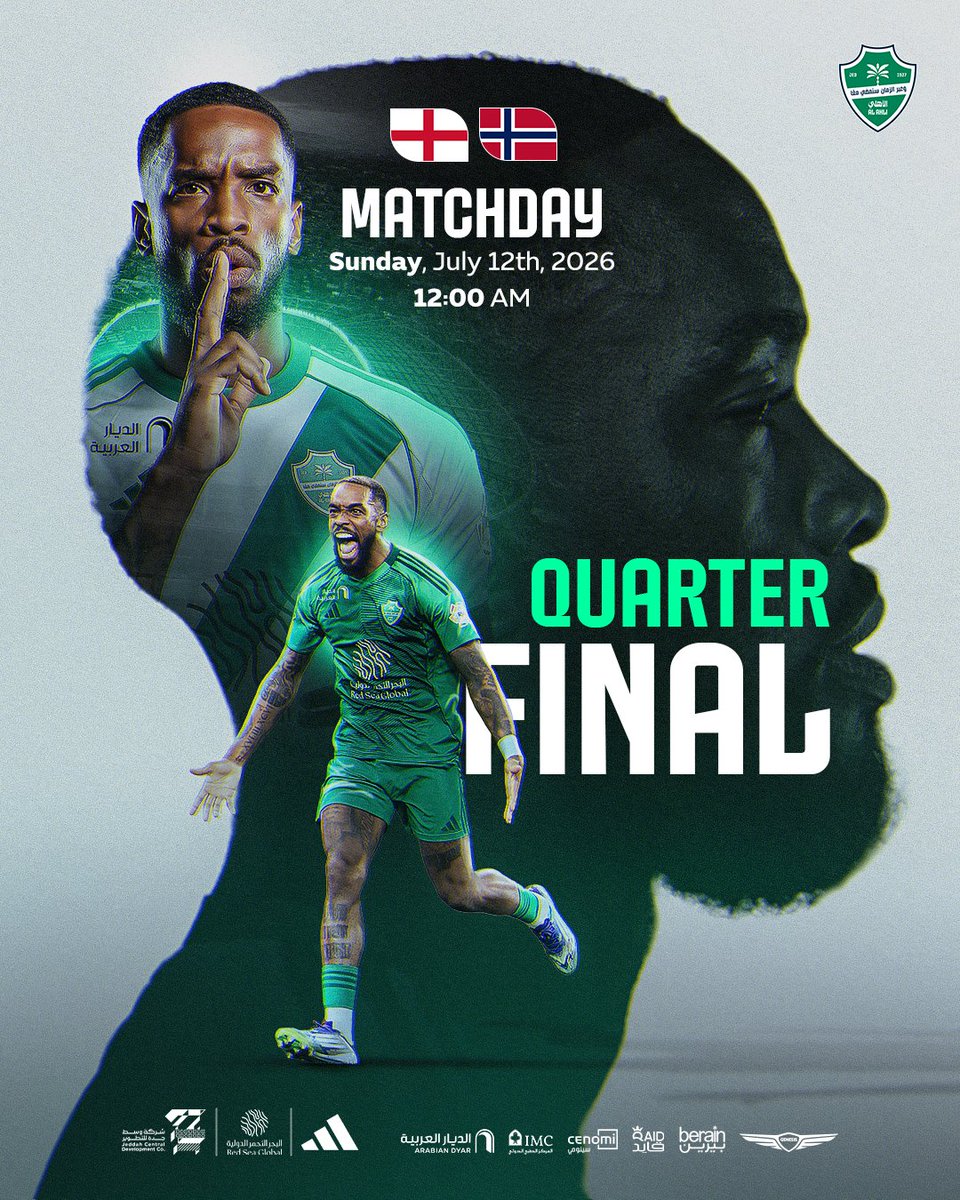 ALAHLI_FCEN's tweet photo. Best of luck to Toney in the #FIFAWOLRDCUP quarter finals 💚⭐

#AlAhli  | @ivantoney24 https://t.co/fjfv1xPpO3