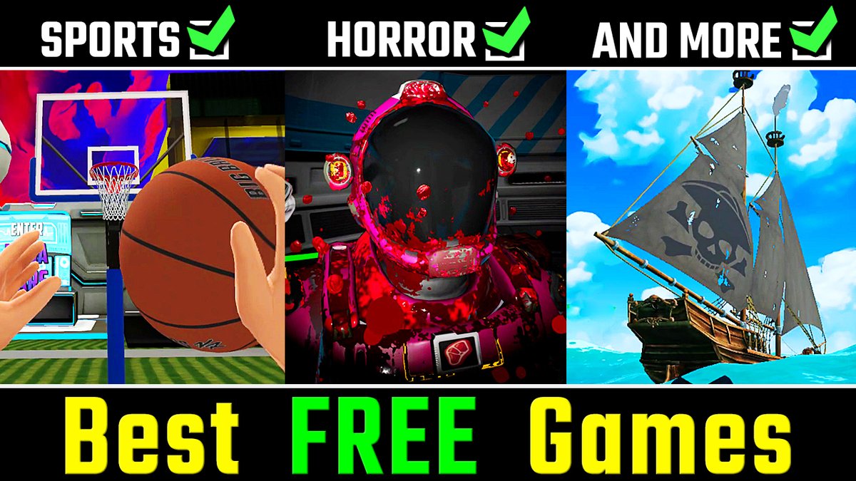 gamingrekapp's tweet photo. 💰There are a ton of free @MetaQuestVR games available to play, but what are some great ones worth the download? 

✅From all-around sports, to survival horror, here are "Top 5" must-play games!
https://t.co/QUR220oZRJ

#metaquest, #vrgames, #gaming, #VR https://t.co/vaF60txsoK