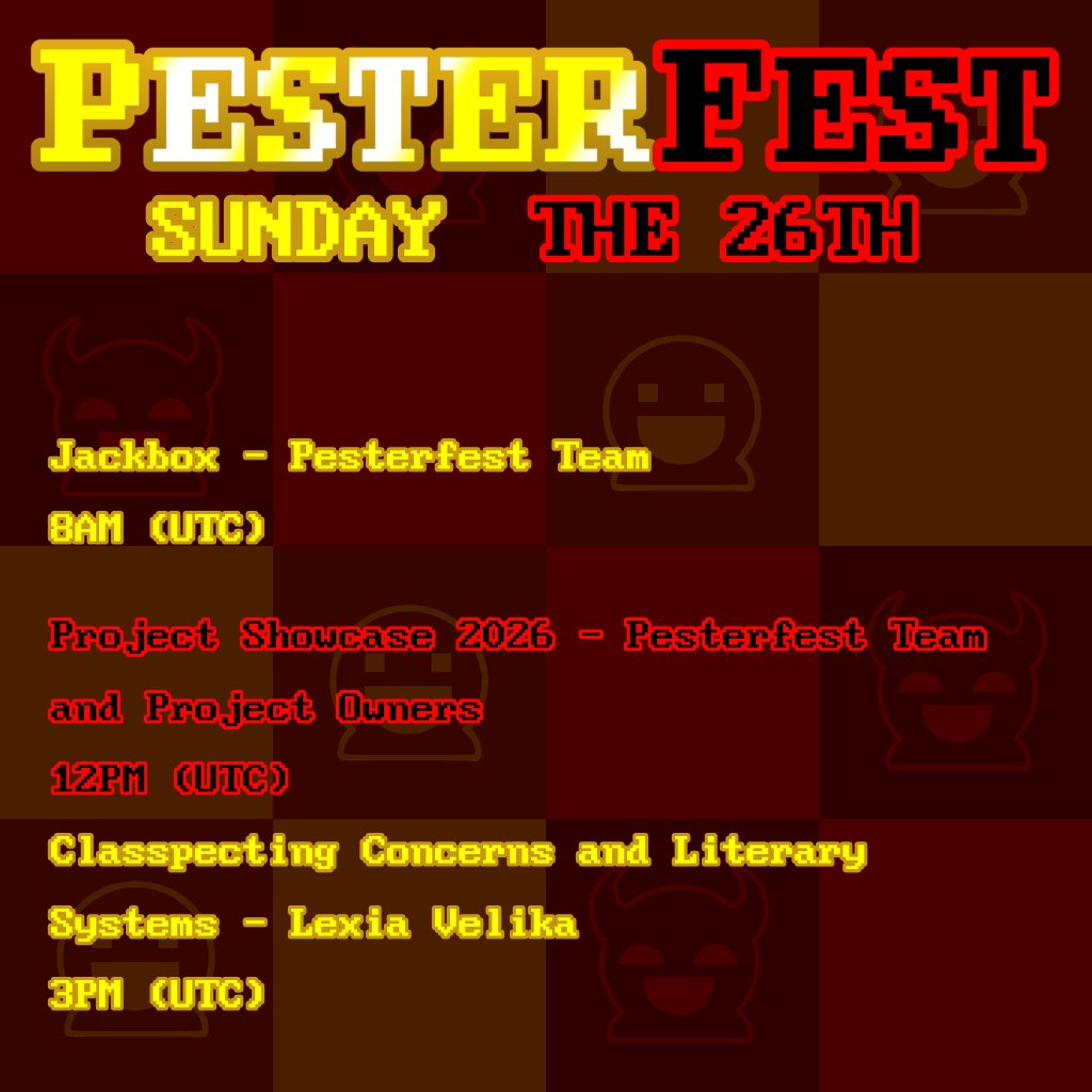 pesterfestival tweet picture