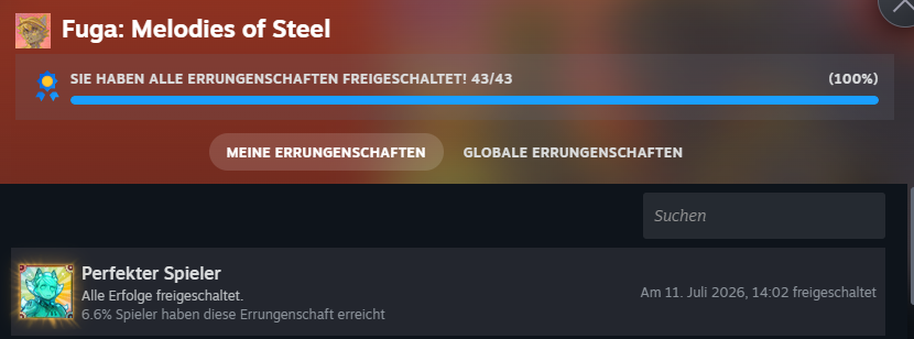 ReRaaun's tweet photo. Und damit ist Fuga 1 beendet :3 Immer wieder wunderbar das Spiel zu spielen mit diesem wunderbaren OST sowohl in jap. als auch französisch.
Von mir immer noch eine dicke Empfehlung. Jetzt geht es direkt weiter mit Teil 2~ https://t.co/v7mAVq9jwX