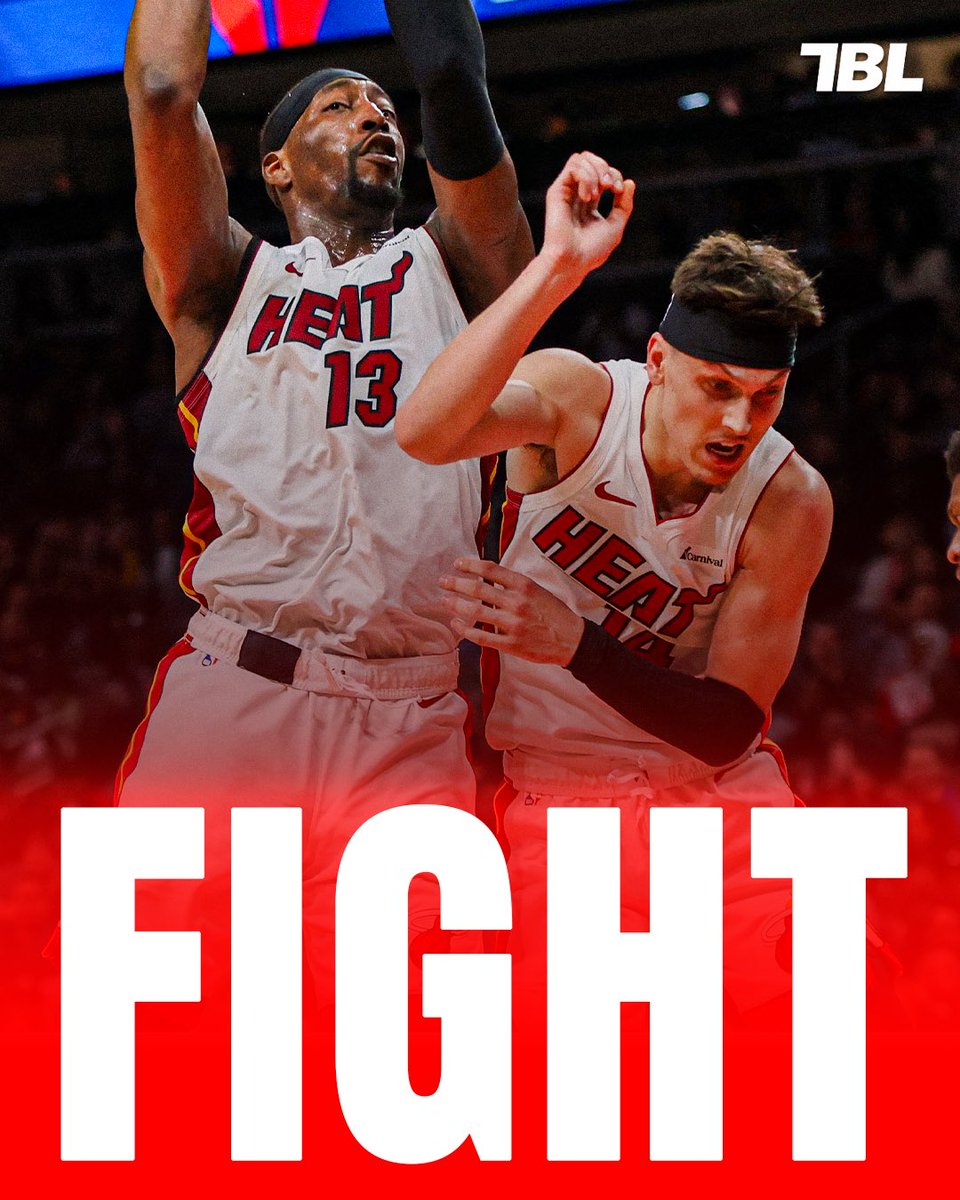 TheBigLead's tweet photo. New Bucks guard #TylerHerro and Heat center #BamAdebayo were involved in a physical altercation Friday morning at a practice facility in Las Vegas.
The incident reportedly stemmed from lingering tension following Herroโs departure from Miami earlier this offseason. https://t.co/30zaWFtHtA