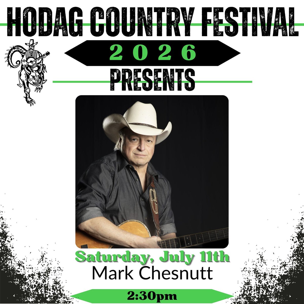 Hodag's tweet photo. Mark Chesnutt will be taking the stage at 2:30 today. https://t.co/Tpmrvz2LeP