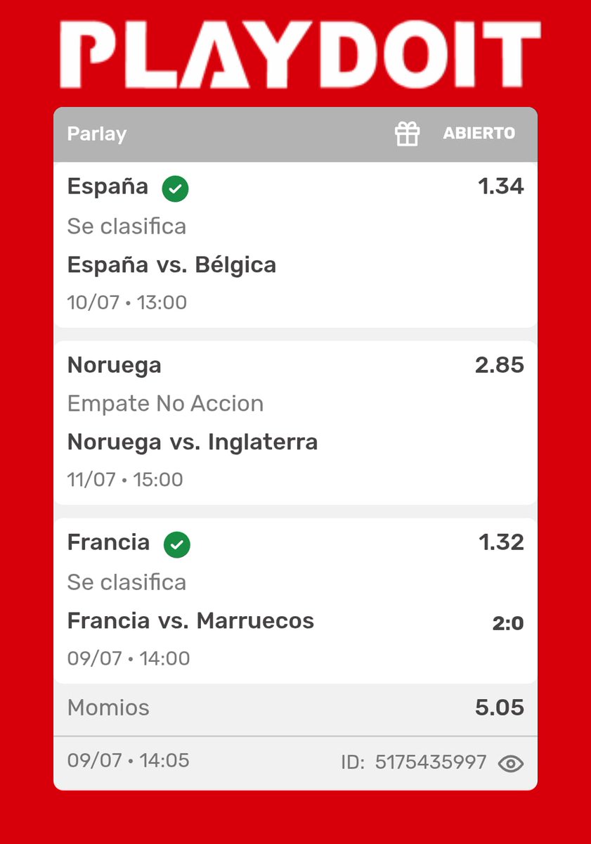 OdgPicks's tweet photo. @DiasPerfectos Ya solo me falta que Noruega gane https://t.co/ZOLTyUADec