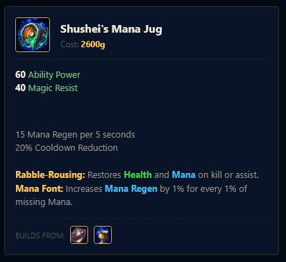 maisesportsbr's tweet photo. 🚨 O Graal Profano de Athene será renomeado para Jarro de Mana do Shushei no LoL Classic

A troca homenageia o jogador campeão e MVP do primeiro Mundial de LoL, que faleceu no ano passado. https://t.co/Dl0dHTWnL6