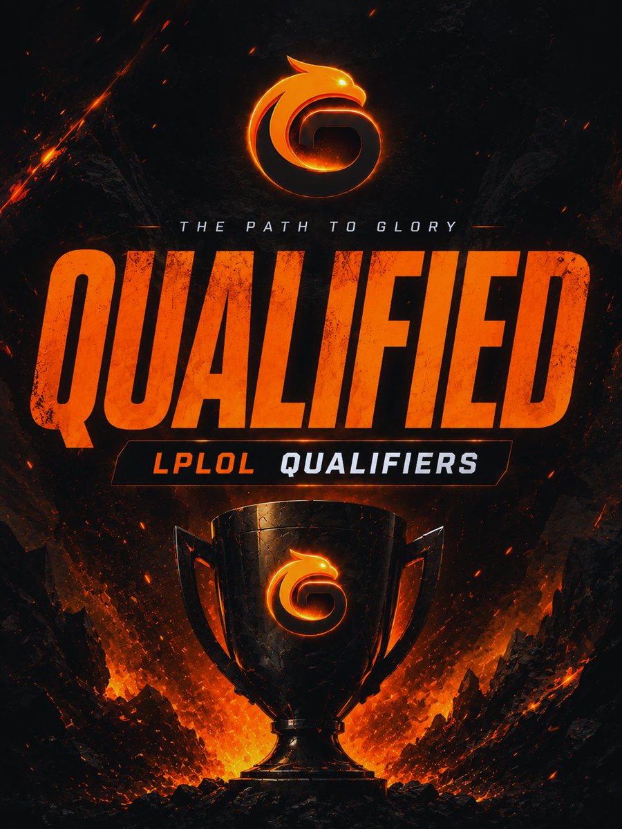GDESPORTS25's tweet photo. We came. We competed. We qualified. 🏆
See you in the LPLOL. 🔥
#gdesports #leagueoflegends #lplol https://t.co/UNxUXcSznk
