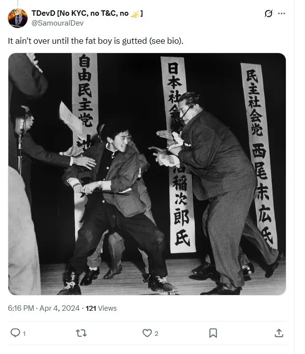 nopara73's tweet photo. Post-Mortem: What Happened Between Samourai Wallet and Me

Read on medium: https://t.co/Q9XCLrfQCK

Read on GitHub: https://t.co/mlWdI8KXOu https://t.co/3hJFWEDF2g