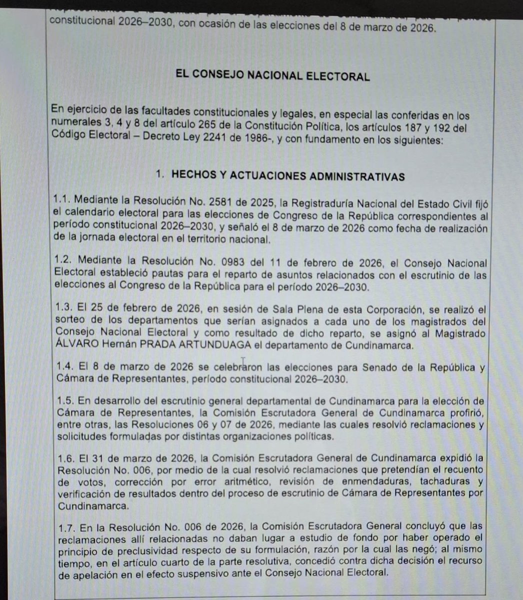RedAccionPolit2's tweet photo. Así como a Petro le gusta atornillarse en el poder, a Leonardo Rico @PCambioRadical le sigue gustando la corrupción y por arte de magia aparece ahora con Curul en Cundinamarca.

Vean ustedes el proyecto de ponencia del @CNE_COLOMBIA de los representantes a la Cámara por Cundinamarca

Los colombianos no olvidamos su turbio pasado véalo aquí 👇 
@NoticiasCaracol

https://t.co/SinQ1d5JXh

@berniemoreno @NoticiasRCN @NTN24 @CNN @Melquisedec70 @WRadioColombia @BluRadioCo @Horadelaverdad @MJDuzan @VickyDavilaH