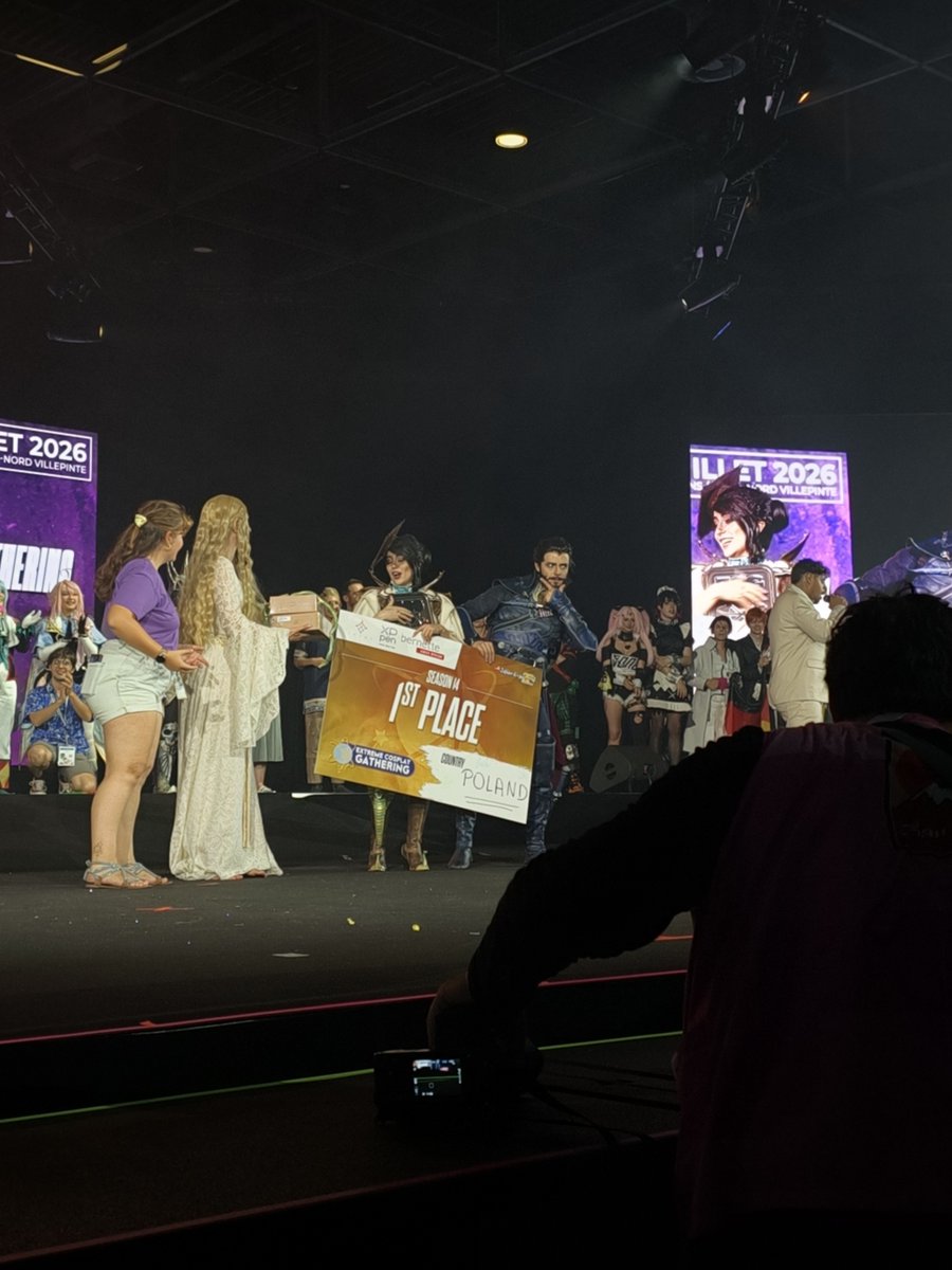 pyrkon's tweet photo. AYO I HELPER - REPREZENTANCI POLSKI NA @ECG_cosplay  ZAJĘLI PIERWSZE MIEJSCE!!! 🤩🤩🤩

Wieści prosto z wielkiego finału Extreme Cosplay Gathering – reprezentanci Polski Ayo i Helper zwyciężyli! 🥳

Gratulujemy i płaczemy ze wzruszenia równocześnie!🎉

#Pyrkon https://t.co/CqzDxoZUFG