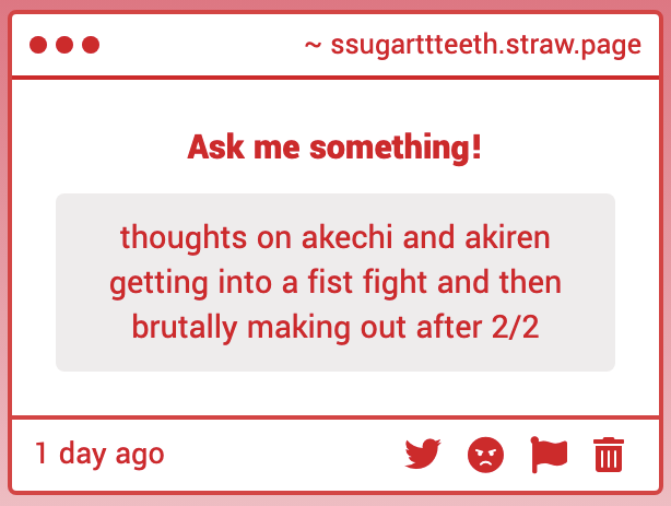 ssugartteeth's tweet photo. on my life they do this. also i think it's so funny that it's a common shuake trope in fics that ren just punches akechi after seeing him for the first time https://t.co/fsXHRbl5YK