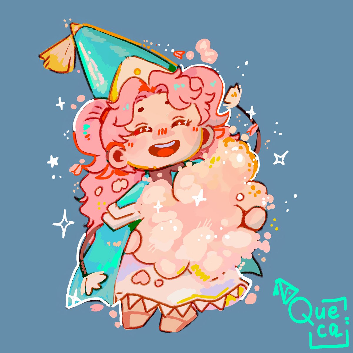 Quecael_'s tweet photo. TETIA ABOBADINHA 🌥🌸

#witchhatatelier #Δ帽子 https://t.co/rzKvWXIe75