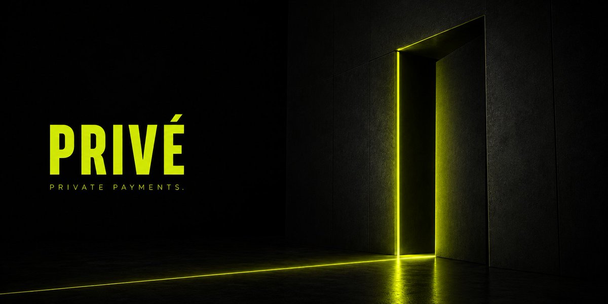 privepayapp's tweet photo. Live right now, go use it:

▸ The private rail. Deposit USDG, withdraw to a fresh address.
▸ Open testnet. Nothing gated, nothing invite only.
▸ Compliance as an attestation anyone can recompute. Not a mixer.

What $PRIVE will secure, and is NOT securing yet:

▸ Bonded relayers, so you stop needing our goodwill
▸ A screening provider you can slash, not one you have to believe
▸ Governance over who is allowed to be private