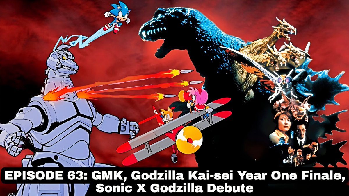 MaserSquad's tweet photo. Episode 63 is here! We wrap up Year One of @IDWPublishing's Godzilla Kai-Sei with our Issue #12 review! Plus, we cover Sonic x Godzilla #1, revisit GMK, and dive into even more kaiju goodness!

Watch now: https://t.co/ODQGN3Pm6k

#Godzilla #Sonic #Comics #Kaiju https://t.co/zAGr4wpwcv