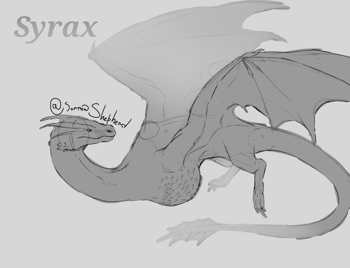 sorrowShepherd's tweet photo. Sketching dragons from hotd p2
#hotd #syrax #dragon #wyvern #got #rhaenyra https://t.co/VP4dR7Owyu