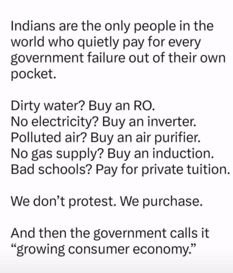 Arya_Patel19801's tweet photo. When privatization isn't a policy, it's a survival tactic. https://t.co/sJ2j30fMzC